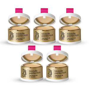 Style Edit Root Touch Up Powder | Temporary Hair Color for Gray Roots and Thinning Hair | Salon-Quality, Transfer-Resistant Hair Concealer | Medium Blonde, 0.14 oz (Pack of 2)