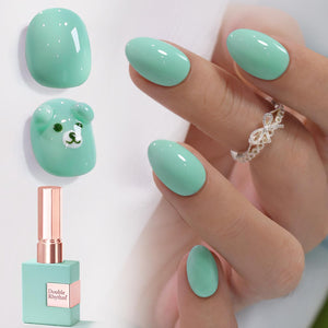 Double Rhythm 15ML Gel Nail Polish Pure Sheer Same Color Same Bottle Soak Off Gel Polish Art Manicure Salon DIY at Home for Women (Burgundy-A1129)