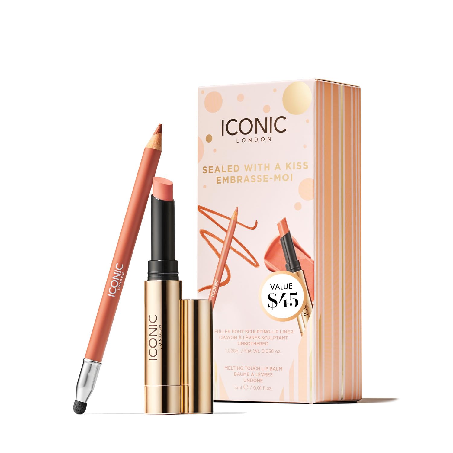 ICONIC LONDON Makeup Set for Natural Glow and Radiant Highlight, Perfect for Stocking Stuffers, Travel-Friendly, Cruelty-Free, Vegan Makeup