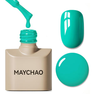 MAYCHAO 15ML Gel Nail Polish 1Pc Deep Cherry Red Nail Polish Soak Off UV LED Blood Red Nail Gel Polish Nail Art Starter Manicure Salon DIY at Home, 0.5 OZ