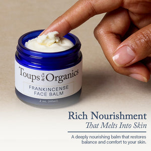 Toups & Co Frankincense Face Balm | Grass-Fed Tallow Moisturizer for Barrier Repair | Deeply Nourishing, Non-Comedogenic | With Organic Frankincense & Olive Oil | For Dry, Sensitive Skin