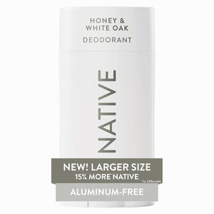 Native Aluminum Free Deodorant, Sea Salt & Cedar, Large Size Stick, 72 Hour Odor Control, for Women & Men, Contains Naturally Derived Ingredients, 3.1 oz