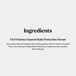 GLO Science Enamel Stain Protection Serum – Professional-Grade Serum Repairs, Strengthens & Shields Teeth Against Stains – Dentist Recommended, Fluoride Free, Safe for Sensitive Teeth – 0.176 oz