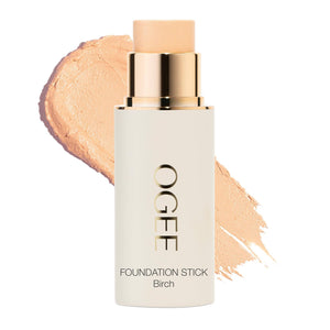 Ogee Sculpted Complexion Foundation Stick (Aspen 1.0W - Fair, Warm Undertones) Full Coverage Foundation Makeup - Instantly Balance & Even Complexion - 70% Organic Ingredients