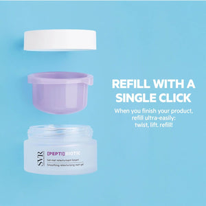 SVR PEPTI Biotic. Smoothing Retexturing Gel with 2% Peptides, Targets Pores for a Mattified, Refreshed Skin; Light, Non-Comedogenic, Suitable for Sensitive Skin. 1.7 fl oz
