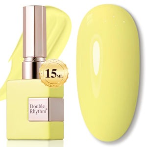 Double Rhythm 15ML Gel Nail Polish Pure Sheer Same Color Same Bottle Soak Off Gel Polish Art Manicure Salon DIY at Home for Women (Burgundy-A1129)