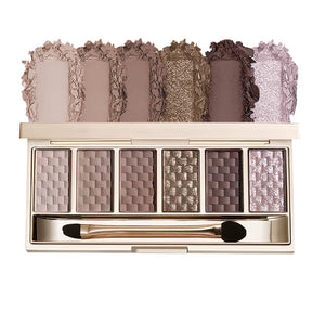 Neutral Nude Brown Eyeshadow Palette–Beige, Cool Taupe, Bronze Gold Shimmer, Cocoa Brown, High-Pigment Blendable Long-Lasting Eye Shadow and Contour Palette for Daily Soft Glam Makeup for Mature Eyes