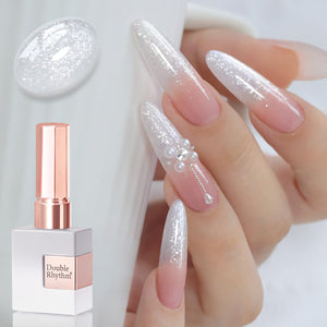 Double Rhythm 15ML Gel Nail Polish Pure Sheer Same Color Same Bottle Soak Off Gel Polish Art Manicure Salon DIY at Home for Women (Burgundy-A1129)