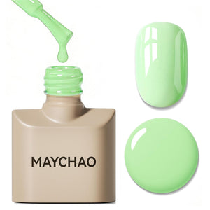 MAYCHAO 15ML Gel Nail Polish 1Pc Deep Cherry Red Nail Polish Soak Off UV LED Blood Red Nail Gel Polish Nail Art Starter Manicure Salon DIY at Home, 0.5 OZ