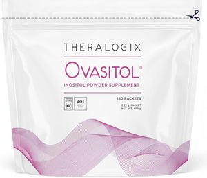 Theralogix Ovasitol Inositol Powder - 90-Day Supply - Myo-Inositol & D-Chiro Inositol for Hormone Balance & Ovarian Function Support* - NSF Certified - 400 g (180 Servings)