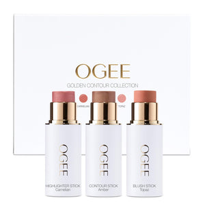 Ogee Sculpted Face Stick (COPPER - RADIANT COCOA) Certified Organic Bronzer Stick & Contour Makeup - Multi-Use Bronzer Stick for Face
