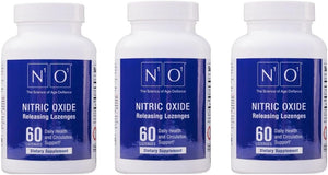 N1O1 Nitric Oxide Lozenges for Heart Health Support - Dietary Supplement for Blood Flow, Oxygenation and Blood Pressure - 180 Count