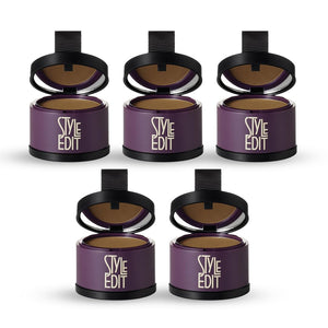 Style Edit Root Touch Up Powder | Temporary Hair Color for Gray Roots and Thinning Hair | Salon-Quality, Transfer-Resistant Hair Concealer | Medium Blonde, 0.14 oz (Pack of 2)