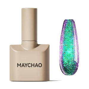 MAYCHAO 15ML Gel Nail Polish 1Pc Deep Cherry Red Nail Polish Soak Off UV LED Blood Red Nail Gel Polish Nail Art Starter Manicure Salon DIY at Home, 0.5 OZ