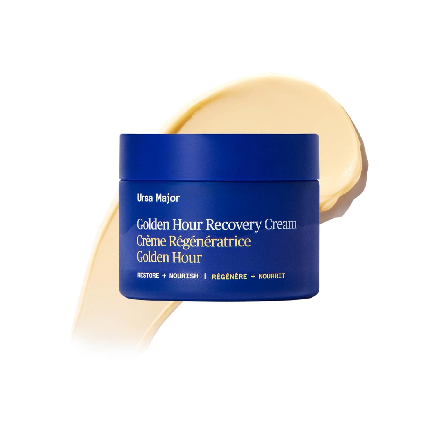 Ursa Major Golden Hour Face Moisturizer | Vegan Recovery Cream for Daily Facial Moisturizing | Repair & Hydrate | Natural Formula for All Skin Types | Cruelty Free & Non-Toxic 1.57 oz