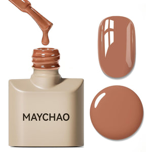 MAYCHAO 15ML Gel Nail Polish 1Pc Deep Cherry Red Nail Polish Soak Off UV LED Blood Red Nail Gel Polish Nail Art Starter Manicure Salon DIY at Home, 0.5 OZ