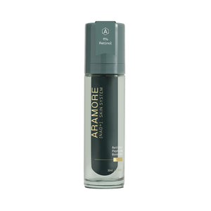 Aramore 1% Retinol Peptide Serum for Face with Collagen Peptides (30ml) | 1% Retinol & Collagen Peptides Visibly Reduce the Look of Wrinkles, Discoloration & Loss of Firmness, Patented Delivery