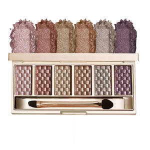 Neutral Nude Brown Eyeshadow Palette–Beige, Cool Taupe, Bronze Gold Shimmer, Cocoa Brown, High-Pigment Blendable Long-Lasting Eye Shadow and Contour Palette for Daily Soft Glam Makeup for Mature Eyes