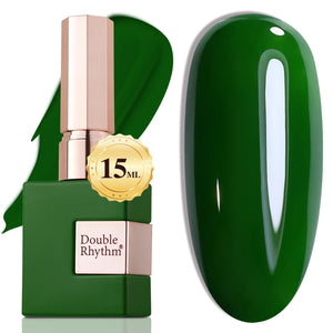 Double Rhythm 15ML Gel Nail Polish Pure Sheer Same Color Same Bottle Soak Off Gel Polish Art Manicure Salon DIY at Home for Women (Burgundy-A1129)