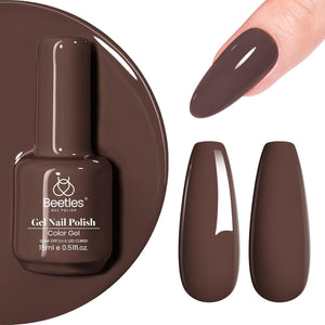 Beetles Red Gel Polish, Merlot Wine, 15ML Dark Red Gel Nail Polish
