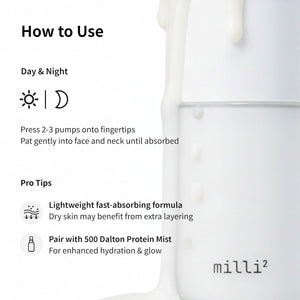 500 Dalton Protein Ampoule with 32 Collagen Peptide Complex, Korean Anti-Aging Firming Serum, Hypoallergenic Niacinamide Ampoule for Fine Lines, Loss of Elasticity & Uneven Tone, 1.01 fl.oz.