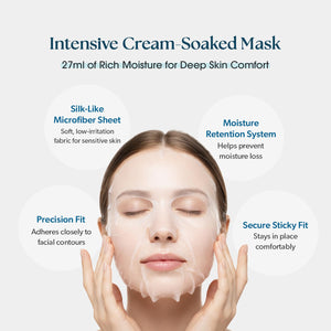 ExoNAD+ Firming Mask 27ml x 5EA, Visible Hydration & Ridiance, Skin Elasticity & Brightening, Contains Neuromide, NAD+, Plant Exosomes, Skin Barrier Repair, Dermatologist Tested