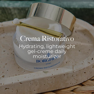 Borghese Crema Ristorativo-24 Moisturizer - Hydrating Face Moisturizer for Fine Lines & Wrinkles with Seaweed Extract & Vitamin E, Normal to Dry Skin