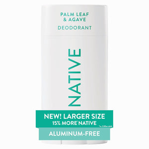 Native Aluminum Free Deodorant, Sea Salt & Cedar, Large Size Stick, 72 Hour Odor Control, for Women & Men, Contains Naturally Derived Ingredients, 3.1 oz