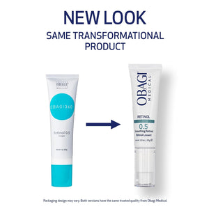 Obagi Medical Retinol 0.5 Cream - Helps Reduce the Appearance of Fine Lines and Wrinkles & Smooth Texture with Minimal Irritation - 1 oz