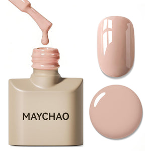 MAYCHAO 15ML Gel Nail Polish 1Pc Deep Cherry Red Nail Polish Soak Off UV LED Blood Red Nail Gel Polish Nail Art Starter Manicure Salon DIY at Home, 0.5 OZ