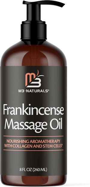Anti Cellulite Massage Oil and Firm Dry Brush Kit | Collagen & Stem Cell Skin Tightening Kit | Radiant Body Care Kit for Women by M3
