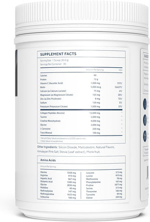 Renue By Science Skin & Body Essentials | Collagen Peptides Electrolytes Creatine & BCAA Powder | Collagen (12g) Creatine Monohydrate (4g) per Serving with Taurine & Glycine | Made in USA - Chocolate