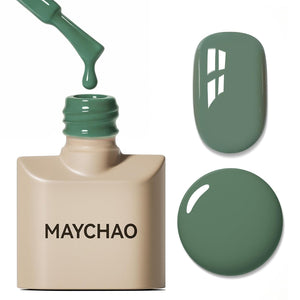 MAYCHAO 15ML Gel Nail Polish 1Pc Deep Cherry Red Nail Polish Soak Off UV LED Blood Red Nail Gel Polish Nail Art Starter Manicure Salon DIY at Home, 0.5 OZ