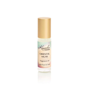Kuumba Made Oriental Musk Fragrance Oil, Long-Lasting Small-Batch Perfume Roller, Vegan, Alcohol-Free, .125 Fl Oz