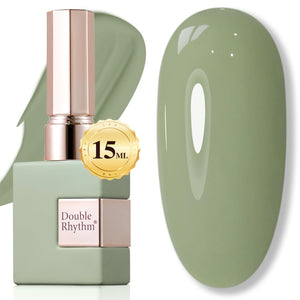 Double Rhythm 15ML Gel Nail Polish Pure Sheer Same Color Same Bottle Soak Off Gel Polish Art Manicure Salon DIY at Home for Women (Burgundy-A1129)