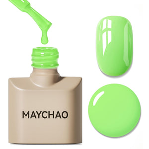 MAYCHAO 15ML Gel Nail Polish 1Pc Deep Cherry Red Nail Polish Soak Off UV LED Blood Red Nail Gel Polish Nail Art Starter Manicure Salon DIY at Home, 0.5 OZ
