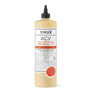 dpHUE Apple Cider Vinegar Hair Rinse Lite, 8.5 oz - Shampoo Alternative, Scalp Cleanser & Post Workout Rinse - Won’t Weigh Fine Hair Down - Removes Buildup & Sweat