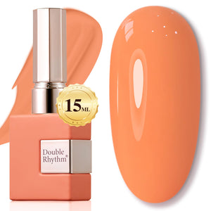 Double Rhythm 15ML Gel Nail Polish Pure Sheer Same Color Same Bottle Soak Off Gel Polish Art Manicure Salon DIY at Home for Women (Burgundy-A1129)