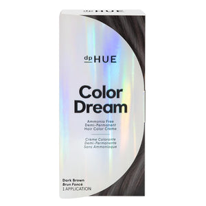 dpHUE Color Dream, Medium Brown - Ammonia-Free, Demi-Permanent Hair Color - Lasts 16 Washes - Boosts Shine - Paraben & Sulfate Free, Leaping Bunny Certified