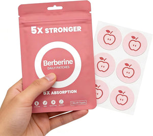 Berberine Patches 5X Stronger Formula, Multi-Part Body Application, Suitable for Men and Women, 90 Patches