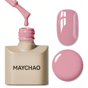 MAYCHAO 15ML Gel Nail Polish 1Pc Deep Cherry Red Nail Polish Soak Off UV LED Blood Red Nail Gel Polish Nail Art Starter Manicure Salon DIY at Home, 0.5 OZ