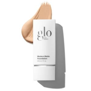 Glo Skin Beauty Modern Matte Foundation, Oil-Free, 1N, 30 mL | Full coverage matte foundation, salicylic acid + niacinamide, non-comedogenic, buildable, oily and acne-prone skin