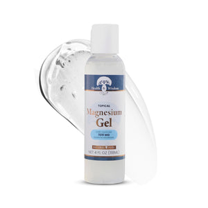 Health and Wisdom Pure Magnesium Gel with Seaweed Extract and Aloe Vera - Topical Muscle & Joint Relief- Natural and Pure Skin & Scalp Moisturizing - Enhanced Absorption - 64 Fl oz