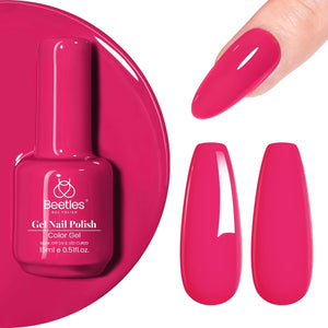 Beetles Red Gel Polish, Merlot Wine, 15ML Dark Red Gel Nail Polish