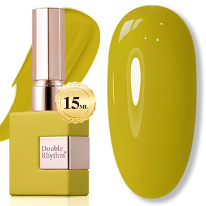 Double Rhythm 15ML Gel Nail Polish Pure Sheer Same Color Same Bottle Soak Off Gel Polish Art Manicure Salon DIY at Home for Women (Burgundy-A1129)