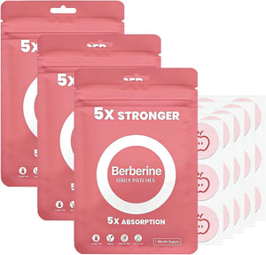 Berberine Patches 5X Stronger Formula, Multi-Part Body Application, Suitable for Men and Women, 90 Patches