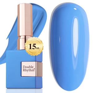 Double Rhythm 15ML Gel Nail Polish Pure Sheer Same Color Same Bottle Soak Off Gel Polish Art Manicure Salon DIY at Home for Women (Burgundy-A1129)