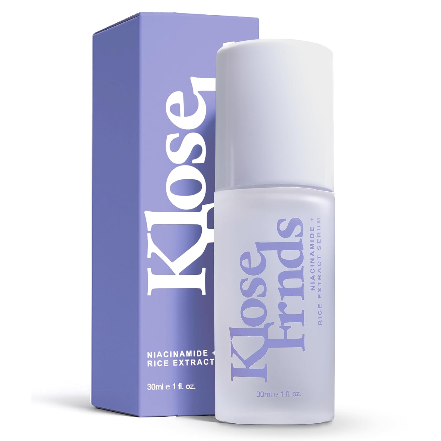 Niacinamide & Rice Extract Facial Serum – Hydrating Glow Face Serum with Hyaluronic Acid, Centella, and Licorice for Smooth Texture, Daily Radiance, and Healthy Skin Barrier Support - 1 fl oz
