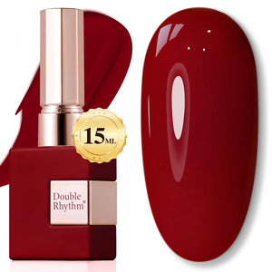 Double Rhythm Translucent Gel Polish Sheer Neutral Natural Light Milky Same Color Same Bottle 15ML Jelly UV Polish Nail Art DIY at Home (Jelly Nude Brown-A1492)