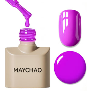 MAYCHAO 15ML Gel Nail Polish 1Pc Deep Cherry Red Nail Polish Soak Off UV LED Blood Red Nail Gel Polish Nail Art Starter Manicure Salon DIY at Home, 0.5 OZ